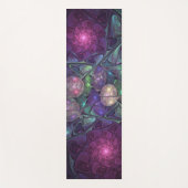 Kleurrijke glinsterende moderne Abstracte fractal  Yogamat (Voorkant)