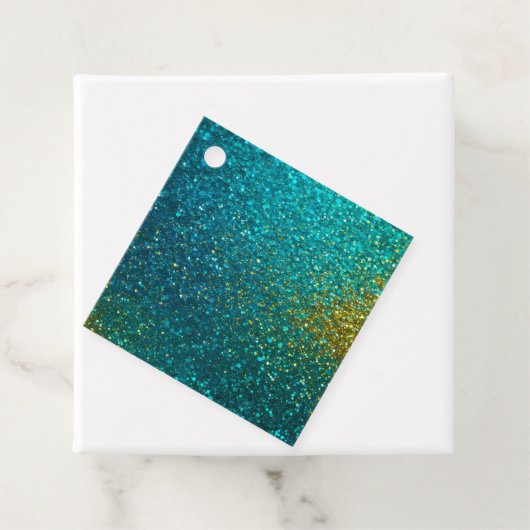 Kleurrijke Glitter Art Gift Labels (In situ)