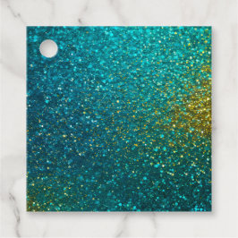 Kleurrijke Glitter Art Gift Labels