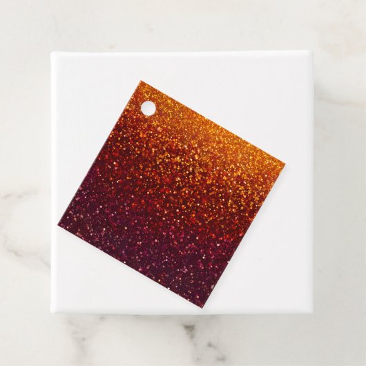 Kleurrijke Glitter Art Gift Labels (In situ)