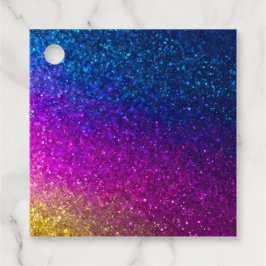 Kleurrijke Glitter Art Gift Labels