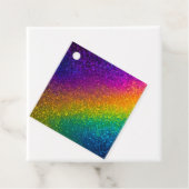 Kleurrijke Glitter Art Gift Labels (In situ)