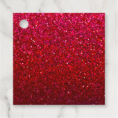 Kleurrijke Glitter Art Gift Labels (Voorkant)