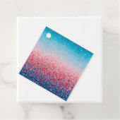 Kleurrijke Glitter Art Gift Labels (In situ)