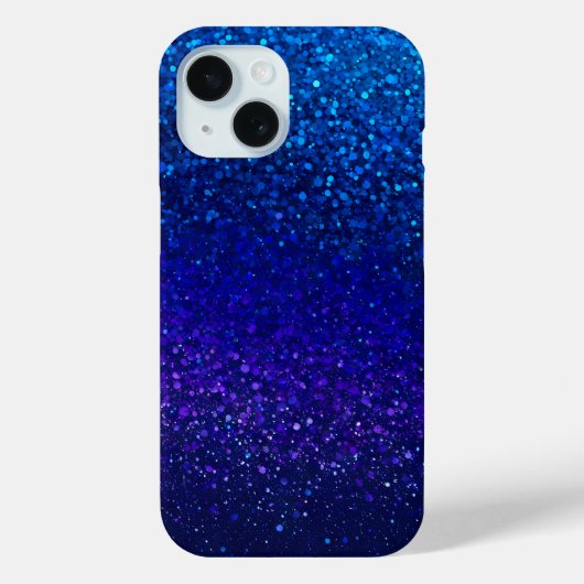 Kleurrijke Glitter Art iPhone Case (Achterkant)