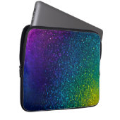 Kleurrijke Glitter Art Laptop Hoesje Laptop Sleeve (Voorkant Rechts)