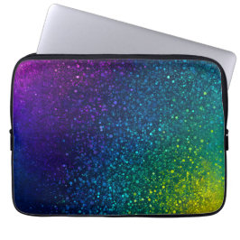 Kleurrijke Glitter Art Laptop Hoesje Laptop Sleeve