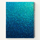 Kleurrijke Glitter Art Spiral Notitieboek (Achterkant)
