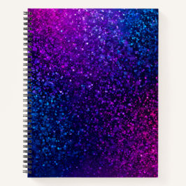 Kleurrijke Glitter Art Spiral Notitieboek