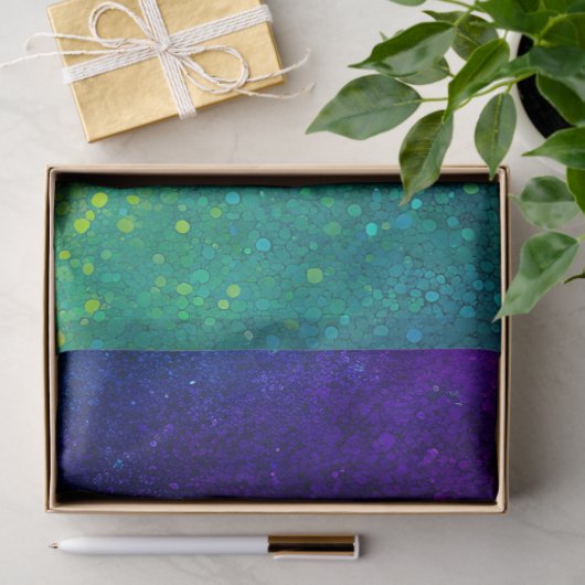 Kleurrijke Glitter Art Tissue Papier (Geschenk)