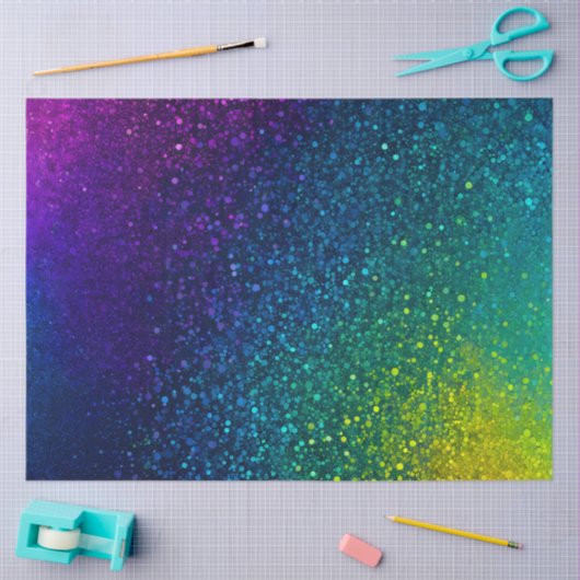Kleurrijke Glitter Art Tissue Papier (Craft)