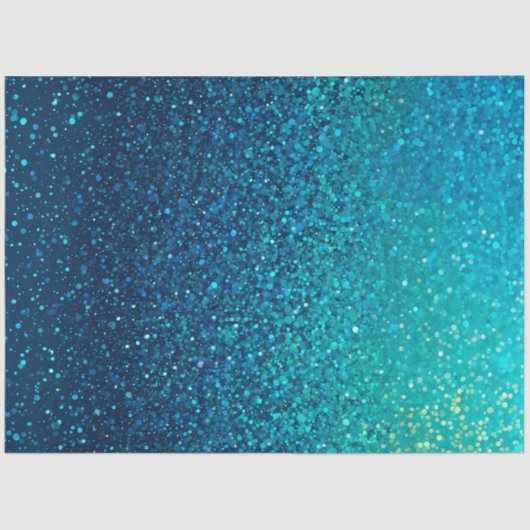Kleurrijke Glitter Art Tissue Papier (Voorkant)