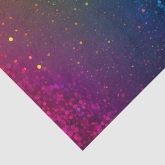 Kleurrijke Glitter Art Tissue Papier (Detail)