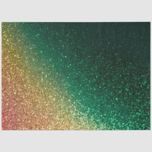 Kleurrijke Glitter Art Tissue Papier (Voorkant)