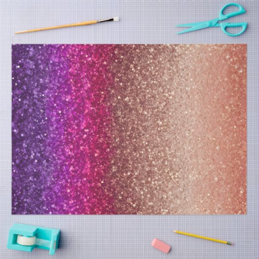 Kleurrijke Glitter Art Tissue Papier (Craft)