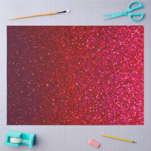 Kleurrijke Glitter Art Tissue Papier (Craft)