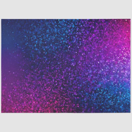 Kleurrijke Glitter Art Tissue Papier (Voorkant)