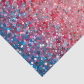 Kleurrijke Glitter Art Tissue Papier (Detail)