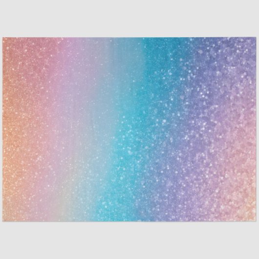 Kleurrijke Glitter Art Tissue Papier (Voorkant)