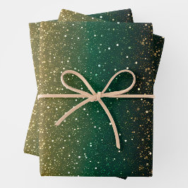 Kleurrijke Glitter Art Wrapping Paper Sheets
