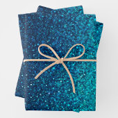 Kleurrijke Glitter Art Wrapping Paper Sheets