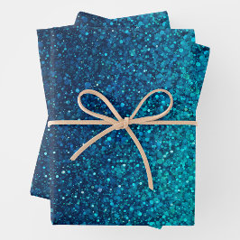 Kleurrijke Glitter Art Wrapping Paper Sheets