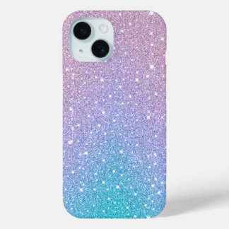 Kleurrijke glitter iPhone 15 case