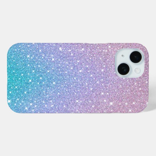 Kleurrijke glitter Case-Mate iPhone case (Achterkant (horizontaal))