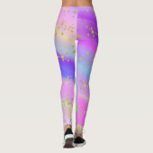 Kleurrijke Glitter Eenhoorn Leggings (Achterkant)