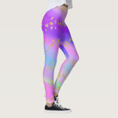 Kleurrijke Glitter Eenhoorn Leggings (Rechts)