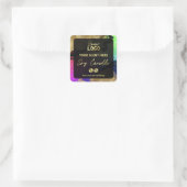 Kleurrijke Glitter Gold Ink Soy Candle Labels (Tas)