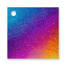 Kleurrijke Glitter Kunst Cadeaublaadjes