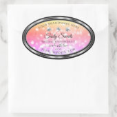 Kleurrijke Glitter Product Labels diamanten (Tas)