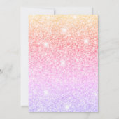 Kleurrijke Glitter Sparkles Arch Foto Afstuderen Kaart (Achterkant)