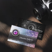Kleurrijke Glitter Sparkles Photographer camera Le Visitekaartje
