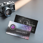 Kleurrijke Glitter Sparkles Photographer camera Le Visitekaartje