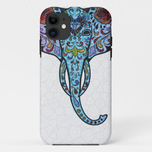Kleurrijke Glitter StellaRoot Peace Elephant iPhone 11 Hoesje
