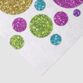 Kleurrijke Glitter Stippen Tissuepapier (Detail)