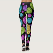 Kleurrijke Glitter Stippen Wireless Charger Leggings (Achterkant)
