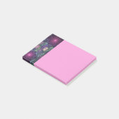 Kleurrijke Glitterende Moderne Abstracte Fractale  Post-it® Notes (Schuin)