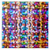 Kleurrijke glitterkunst tegeltje (Voorkant)