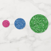 Kleurrijke Glitters Confetti (Achterkanten)