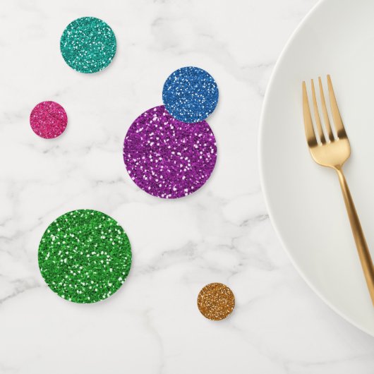 Kleurrijke Glitters Confetti (Groep)
