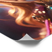 kleurrijke gloed poster (Hoek)