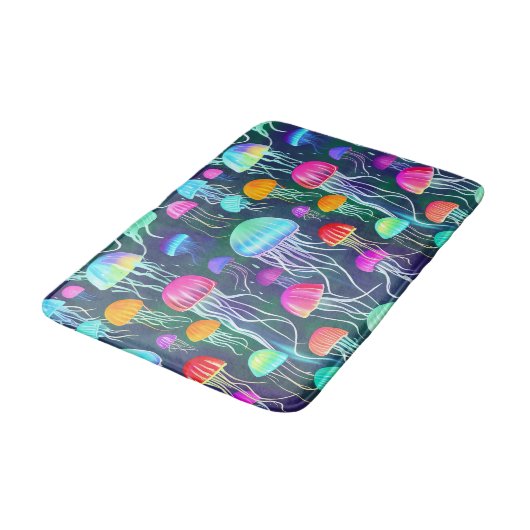 Kleurrijke gloedvis badmat (Gekanteld)