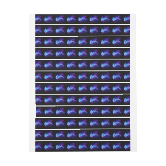 Kleurrijke gloeiende kwal (Vel)