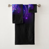 Kleurrijke gloeiende kwal bad handdoek (Insitu)