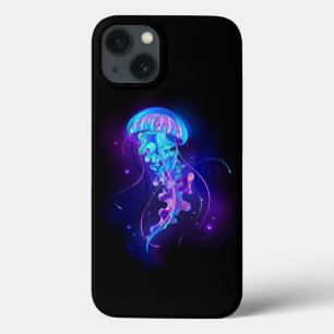 Kleurrijke gloeiende kwal Case-Mate iPhone case