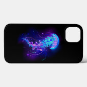 Kleurrijke gloeiende kwal Case-Mate iPhone case (Achterkant (horizontaal))