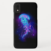 Kleurrijke gloeiende kwal Case-Mate iPhone case (Achterkant)